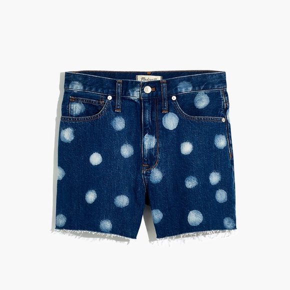 NWT Madewell The Perfect Vintage Short: Polka Dot - Picture 3 of 11